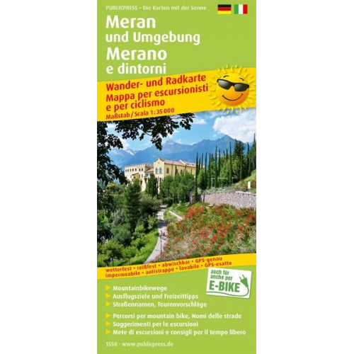 Meran und Umgebung 1:35 000