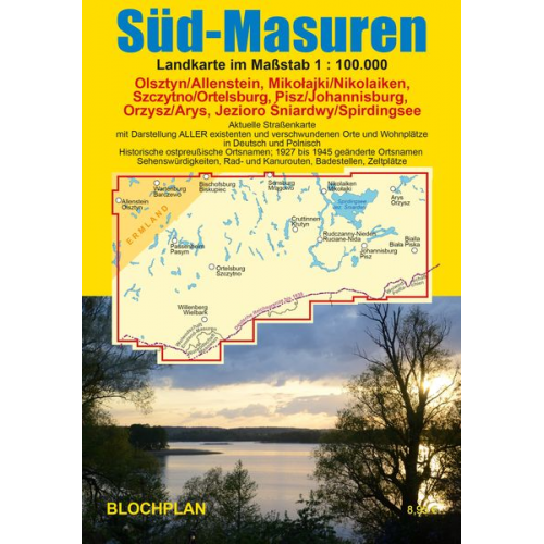 Dirk Bloch - Landkarte Süd-Masuren
