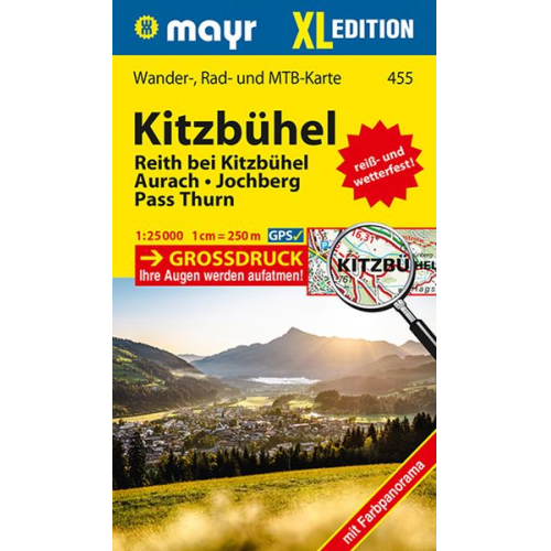 Mayr Wanderkarte Kitzbühel XL 1:25.000