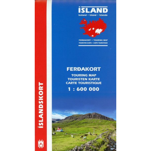 Island Touring Map 1 : 600 000. Ferdakort