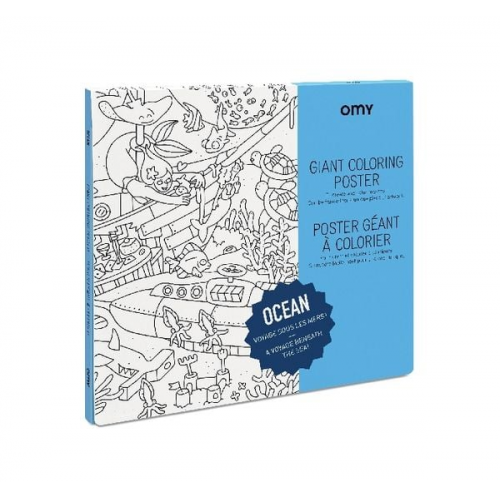 Giant Coloring Poster 70 x 100, Ocean