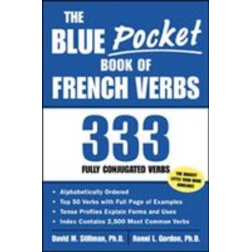 David Stillman Ronni Gordon - The Blue Pocket Book of French Verbs