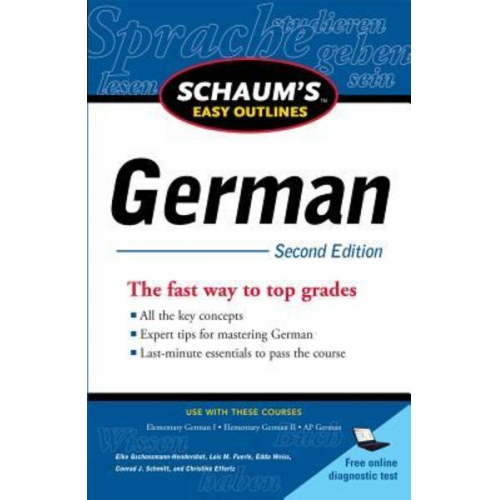 Elke Gschossmann-Hendershot - Schaum's Easy Outline of German, Second Edition