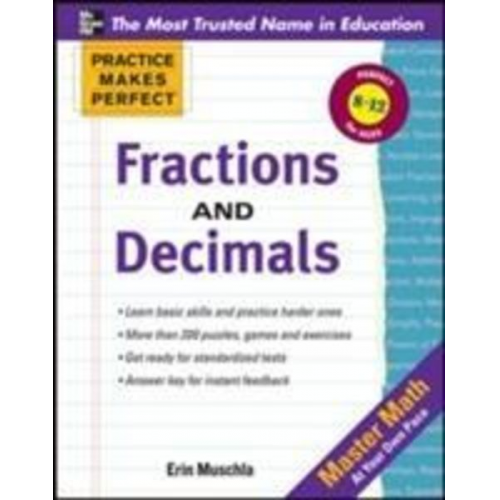 Erin Muschla - Practice Makes Perfect: Fractions, Decimals, and Percents