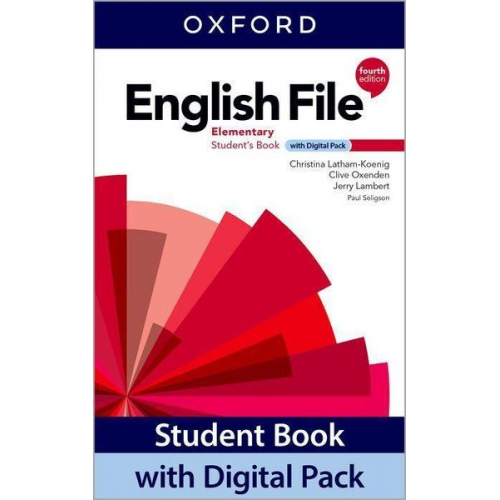 Christina Latham-Koenig Clive Oxenden Jerry Lambert - English File: Elementary: Student Book with Digital Pack