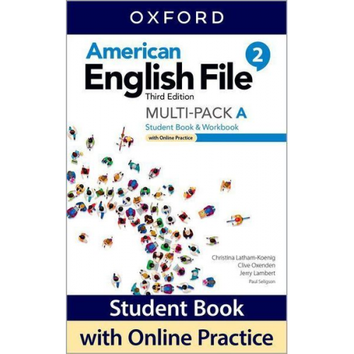 Christina Latham-Koenig Clive Oxenden Jerry Lambert Paul Seligson - American English File: Level 2: Student Book/Workbook Multi-Pack A with Online Practice