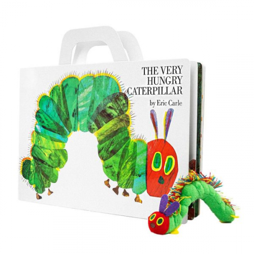 Eric Carle - The Very Hungry Caterpillar Giant Board Book and Plush Package