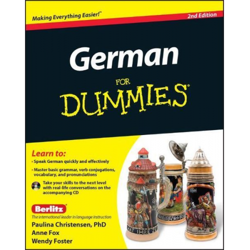 Paulina Christensen Anne Fox Wendy Foster - German For Dummies