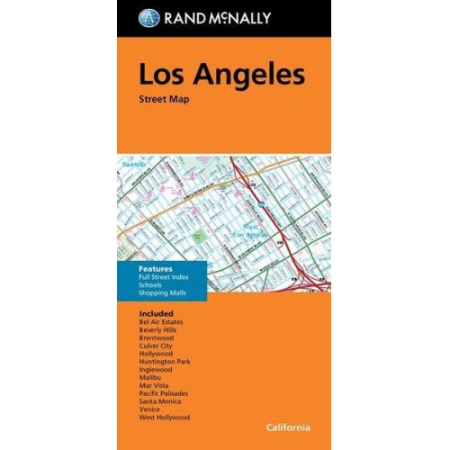 Rand McNally and Company - Rand McNally Folded Map: Los Angeles Street Map