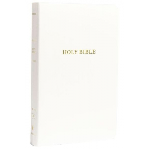 Thomas Nelson - KJV, Gift and Award Bible, Imitation Leather, White, Red Letter Edition