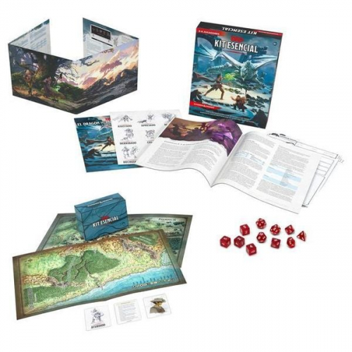 Dungeons & Dragons - Kit Esencial de Dungeons & Dragons (Caja de D&d)