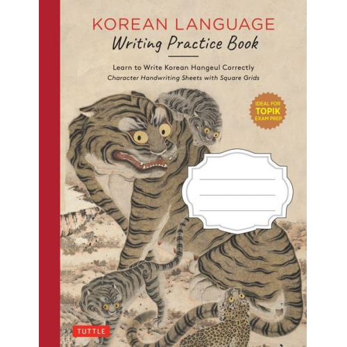 Korean Language Writing Practice Book