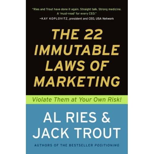 Al Ries Jack Trout - The 22 Immutable Laws of Marketing