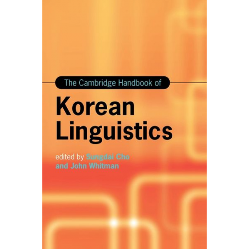 Sungdai (Binghamton University  State Univers Cho - The Cambridge Handbook of Korean Linguistics