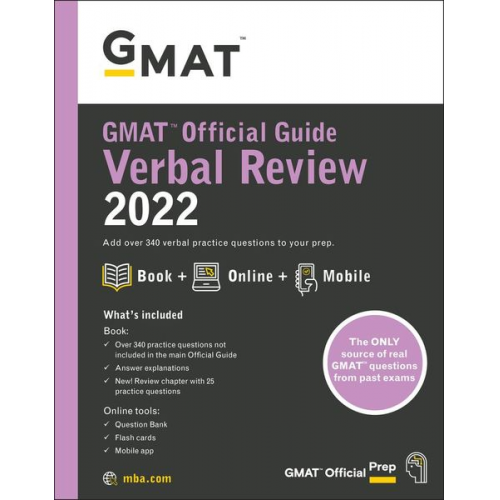 Graduate Management Admission Council - GMAT Official Guide Verbal Review 2022