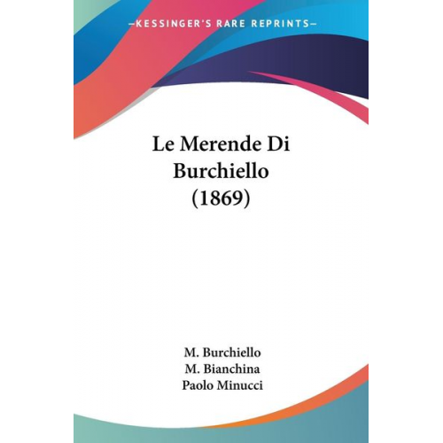M. Burchiello M. Bianchina - Le Merende Di Burchiello (1869)