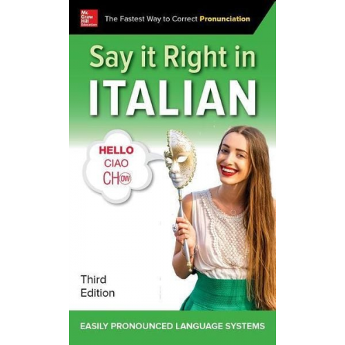 Epls Na - Say It Right in Italian, Third Edition