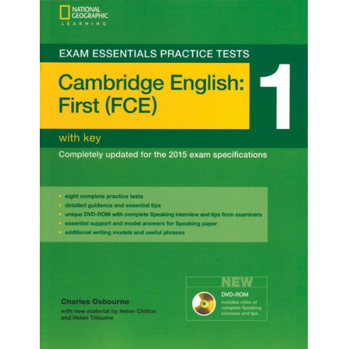 Charles Osbourne - Exam Essentials: Cambridge First Practice Tests 1 W/Key + DVD-ROM