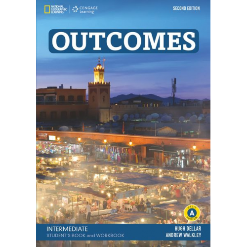 Andrew Walkley Hugh Dellar - Outcomes B1.2/B2.1: Intermediate - Student's Book and Workbook (Combo Split Edition A) + Audio-CD + DVD-ROM