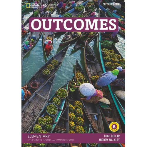 Andrew Walkley Hugh Dellar - Outcomes A1.2/A2.1: Elementary - Student's Book and Workbook (Combo Split Edition B) + Audio-CD + DVD-ROM