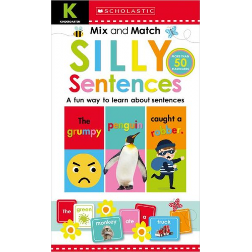 Scholastic - Mix & Match Silly Sentences Kindergarten Workbook: Scholastic Early Learners (Workbook)
