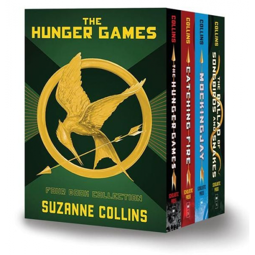 Suzanne Collins - Hunger Games 4-Book Hardcover Box Set (the Hunger Games, Catching Fire, Mockingjay, the Ballad of Songbirds and Snakes)