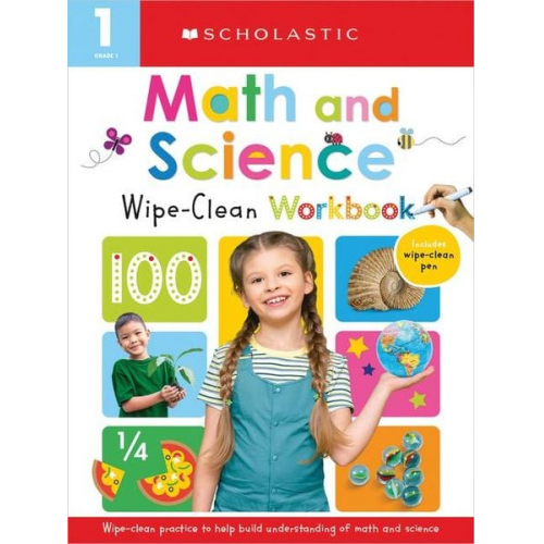 Scholastic - First Grade Math/Science Wipe Clean Workbook: Scholastic Early Learners (Wipe Clean)