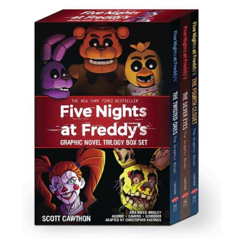 Scott Cawthon Elley Cooper Andrea Waggener Kelly Parra Carly Anne West - Five Nights at Freddy's Graphic Novel Trilogy Box Set