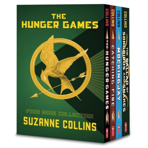 Suzanne Collins - Hunger Games 4-Book Paperback Box Set (the Hunger Games, Catching Fire, Mockingjay, the Ballad of Songbirds and Snakes)
