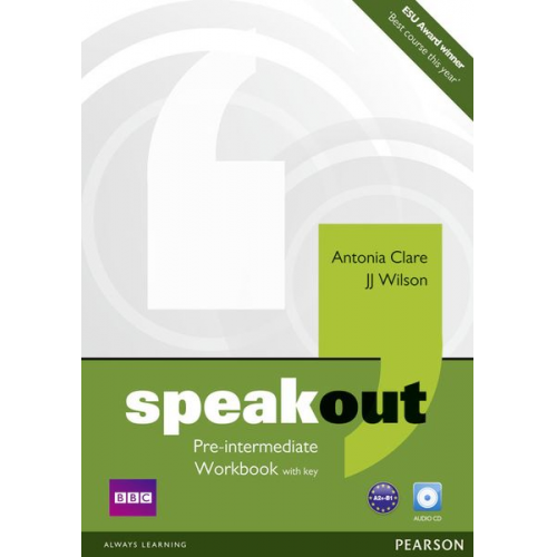 Antonia Clare J. J. Wilson - Clare, A: Speakout Pre Intermediate Workbook with Key and Au