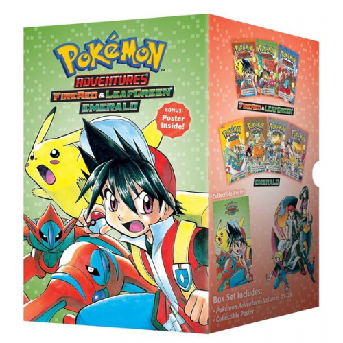 Hidenori Kusaka - Pokemon Adventures Fire Red & Leaf Green / Emerald Box Set