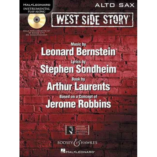 Leonard Bernstein - West Side Story for Alto Sax: Instrumental Play-Along Book/Online Audio