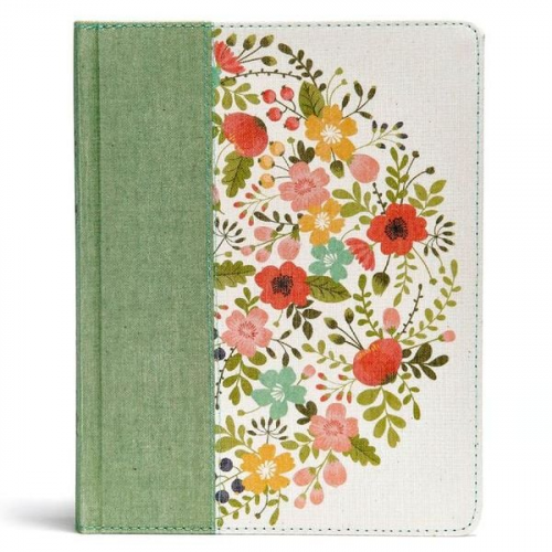 CSB Bibles by Holman - CSB Notetaking Bible, Sage Cloth Over Board