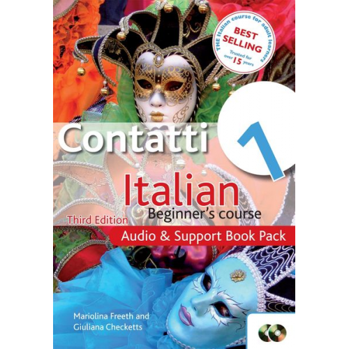 Mariolina Freeth Giuliana Checketts - Contatti 1 Italian Beginner's Course 3rd Edition: Audio and Support Book Pack