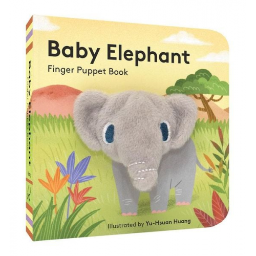 Chronicle Books - Baby Elephant: Finger Puppet Book: (Finger Puppet Book for Toddlers and Babies, Baby Books for First Year, Animal Finger Puppets)