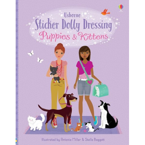 Fiona Watt Lucy Bowman - Sticker Dolly Dressing Puppies & Kittens