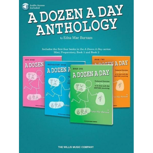 A Dozen a Day Anthology Book/Online Audio