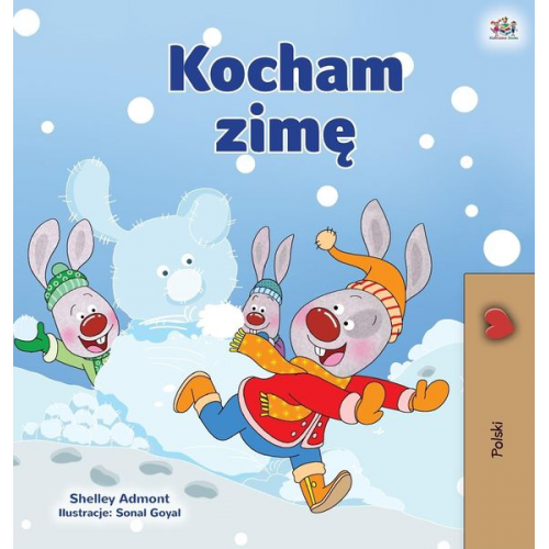 Shelley Admont KidKiddos Books - I Love Winter (Polish Children's Book)