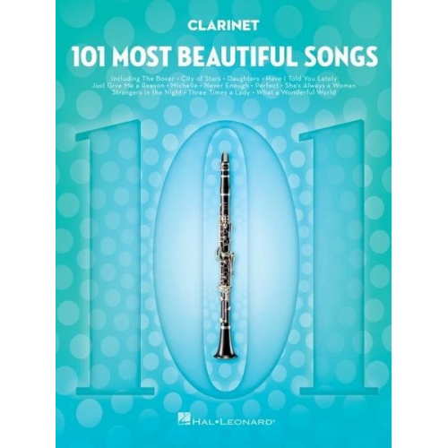 Hal Leonard Corp (COR) - 101 Most Beautiful Songs for Clarinet