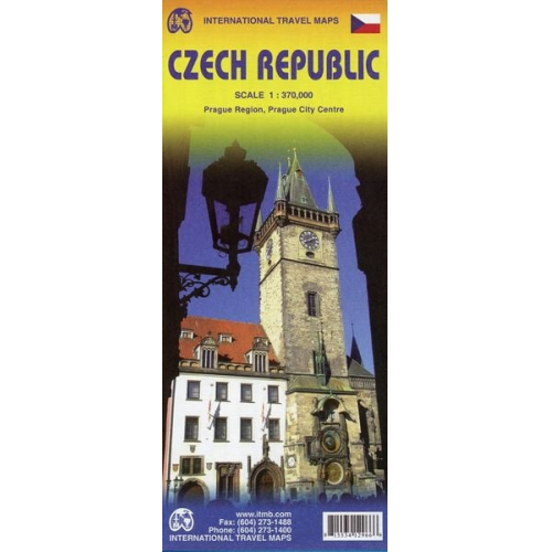 Czech Republic Travel Ref. Map