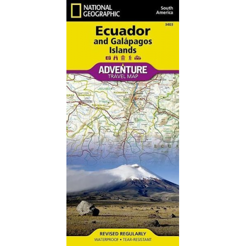 National Geographic Maps - Ecuador and Galapagos Islands Map