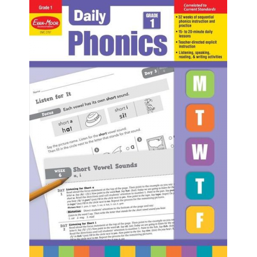 Educational Publishers Evan-Moor - Daily Phonics, Grade 1 Teacher Edition