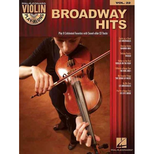 Broadway Hits: Violin Play-Along Volume 22