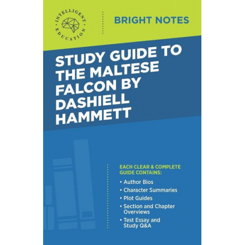 Study Guide to The Maltese Falcon by Dashiell Hammett