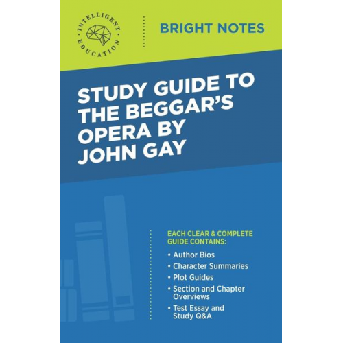 Study Guide to The Beggar's Opera by John Gay