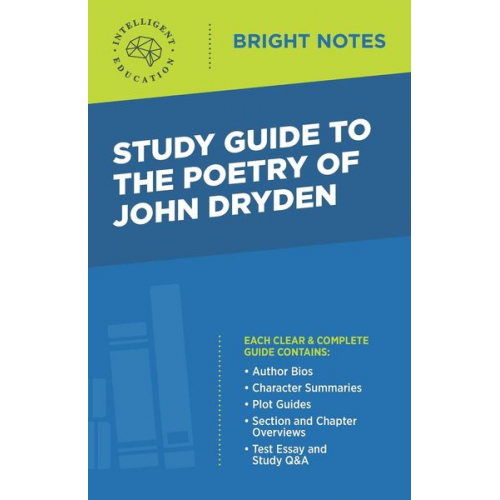 Study Guide to The Poetry of John Dryden