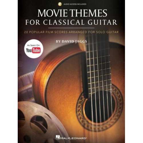 Movie Themes for Classical Guitar: 20 Popular Film Scores Arranged for Solo Guitar by David Jaggs--As Seen on Youtube!