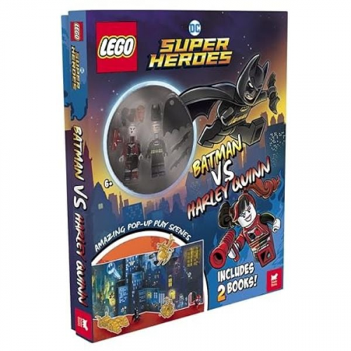 Buster Books LEGO® - LEGO® DC Super Heroes(TM): Batman vs. Harley Quinn (with Batman(TM) and Harley Quinn(TM) minifigures, pop-up play scenes and 2 books)