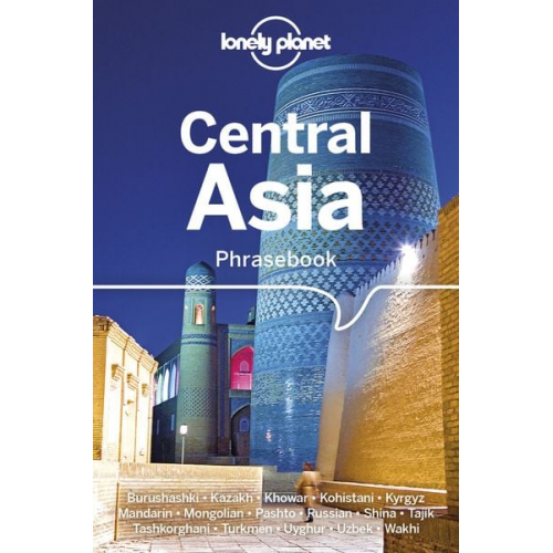 Justin Jon Rudelson Lonely Planet - Lonely Planet Central Asia Phrasebook & Dictionary