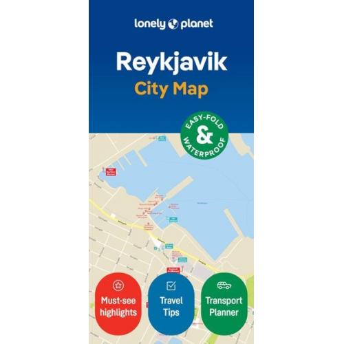 Lonely Planet - Lonely Planet Reykjavik City Map